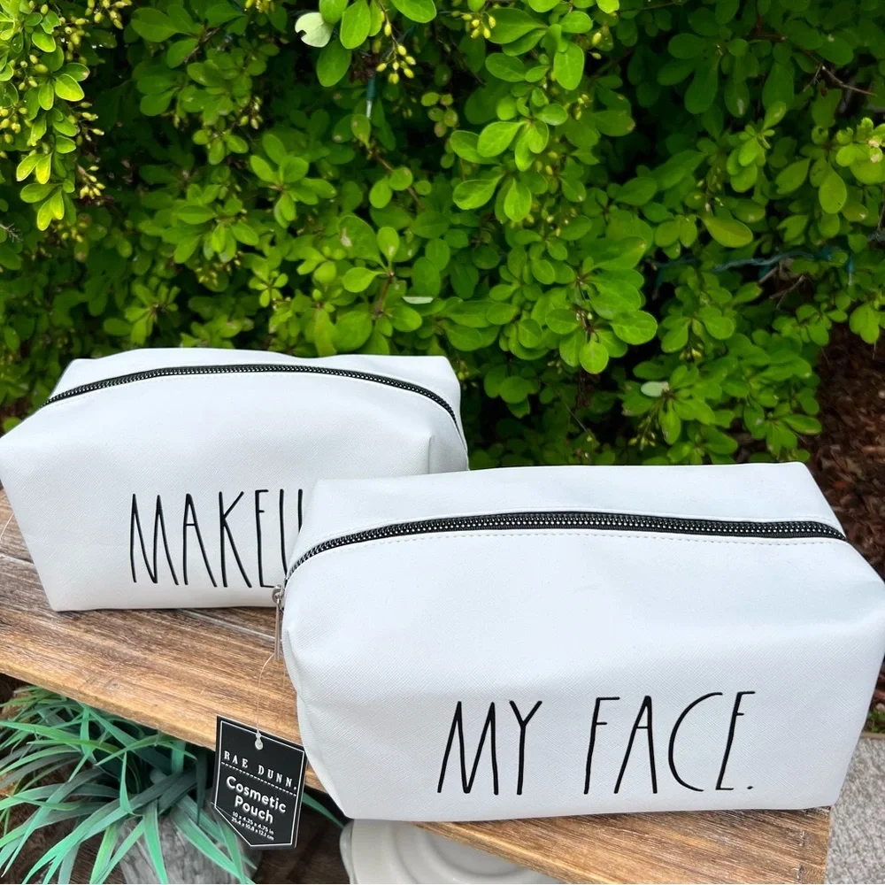 NEW RAE DUNN Cosmetic/MAKEUP/Travel Pouch/Bag